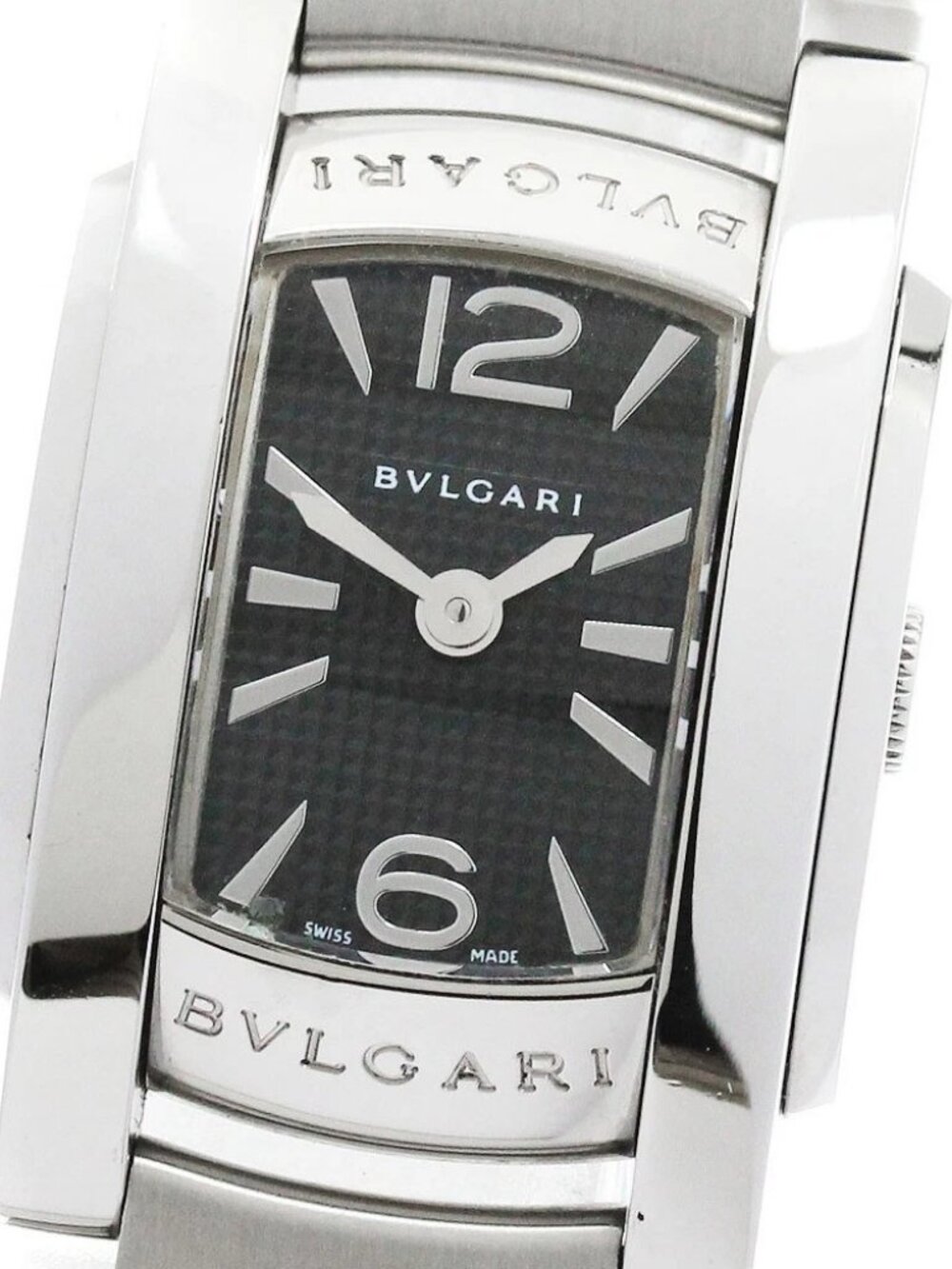 BVLGARI Assioma AA26S Black Dial Quartz Ladies Watch
